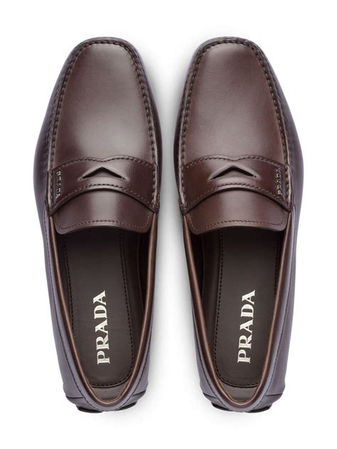 prada slip on loafers.